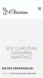 Mobile Screenshot of christiangamarramartinez.com